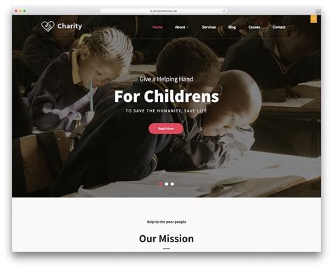 charity wordpress theme free download.